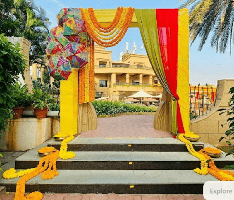 Haldi Mehendi Entrance Gate 2